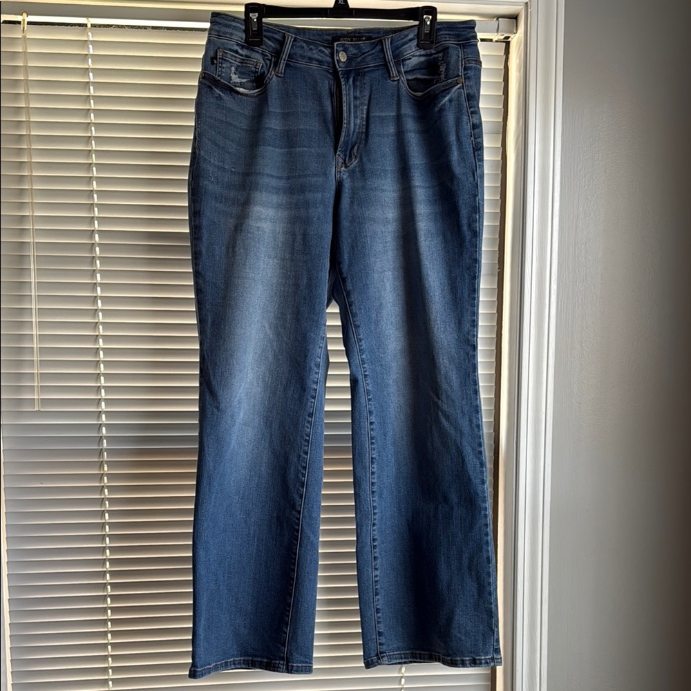 Judy Blue Super Stretch Wide Leg Denim Jeans